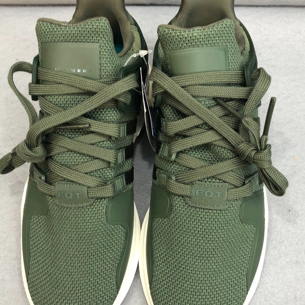 Adidas Womens Size 7.5 Green Running Shoes Sneakers EQT Support ADV CP9689 - Picture 2 of 11
